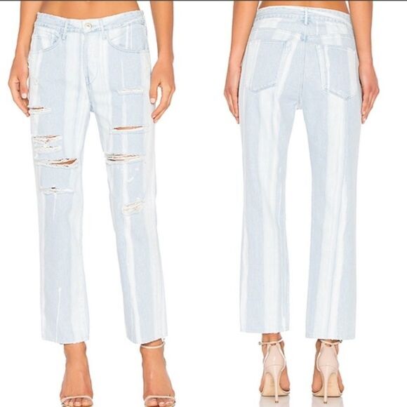 3x1 HIGHER GROUND BOYFRIEND CROP IN SHATTER 27 - Picture 3 of 8